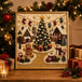 Diamond Painting Weihnachtsset mit Marktplatz