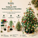 DIY Perlen-Weihnachtsbaum-Set, Kristall-Weihnachts-Bastelset für Erwachsene, Ornament-Charms, Tischdekoration, Entspannendes Projekt, Weihnachtsgeschenk schenken