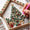 DIY Diamond Painting Weihnachtshäuschen aus Holz mit Perlen und Weihnachtsbaum