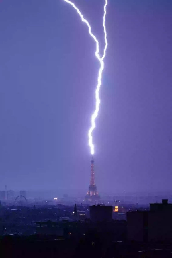 Eiffelturm bei Gewitter, Diamond Painting