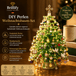 DIY Perlen-Weihnachtsbaum-Set, Kristall-Weihnachts-Bastelset für Erwachsene, Ornament-Charms, Tischdekoration, Entspannendes Projekt, Weihnachtsgeschenk basteln