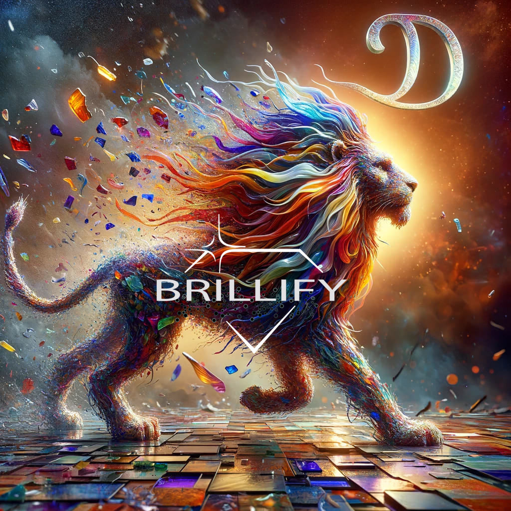 Diamond Painting Zodiac Sign Leo Cosmic Light Leo Pastel