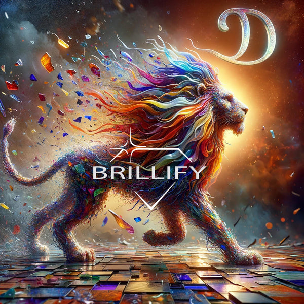 Diamond Painting Zodiac Sign Leo Cosmic Light Leo Pastel